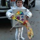 Homemade Robot Unique Halloween Costume Idea