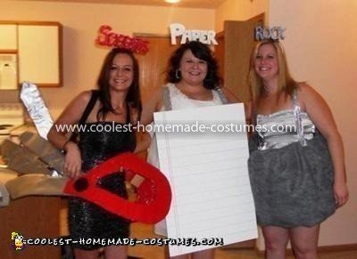 Coolest Rock, Paper and Scissors Group Costume