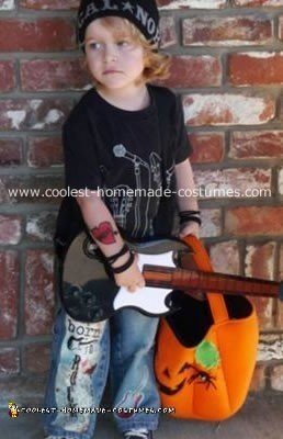 Homemade Rock Star Costume For Girls