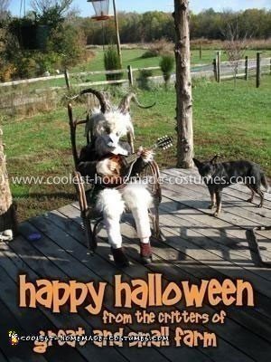 Coolest Rock-A-Billy Goat Costume