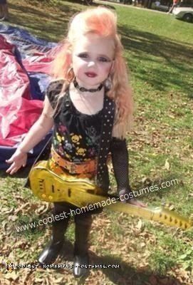 Homemade Rock Star Costume For Girls