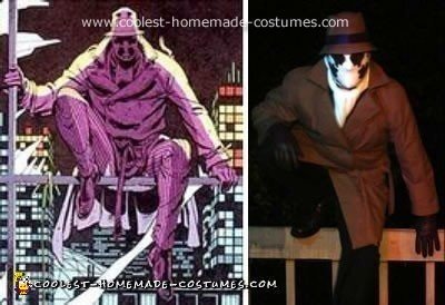 Rorschach Costume - Side-by-Side with the Original