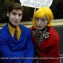 Homemade Roy Lichenstein's Pop Art Couple Costume