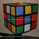 Homemade Rubik's Cube Halloween Costume