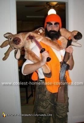 Homemade Rugged Deer Hunter Costume