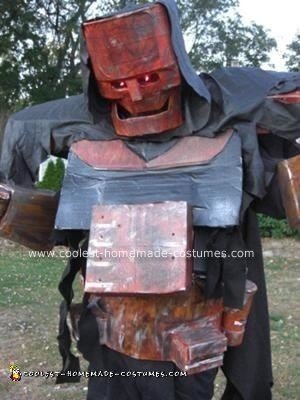 Homemade Rusted Robot Costume