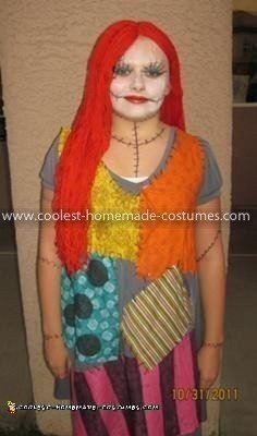 Homemade Sally from Nightmare Before Christmas Costume e 68