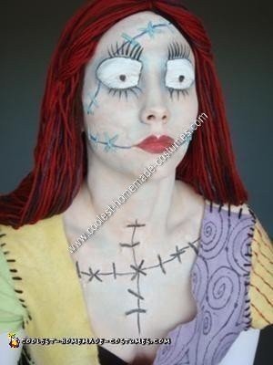 Homemade Sally from Nightmare Before Christmas Unique Halloween Costume Idea