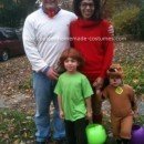 Homemade Scooby Doo Gang Family Costume