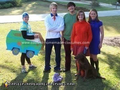 Homemade Scooby Doo Gang Group Costume