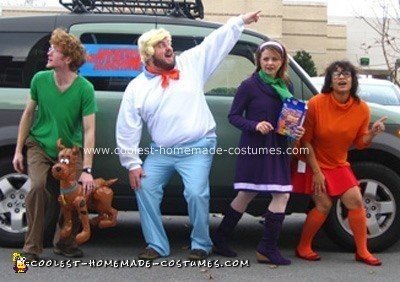 Homemade Scooby Doo Group Costume