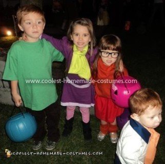 Homemade Scooby Doo Group Costume
