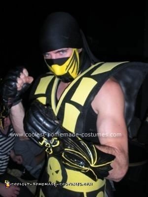 Homemade  Scorpion from Mortal Kombat Costume