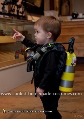 Homemade Scuba Diver Costume