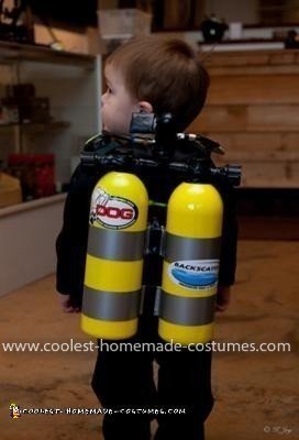 Homemade Scuba Diver Costume