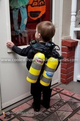 Homemade Scuba Diver Costume