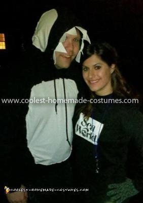 Homemade SeaWorld Trainer and Shamu Couple Costume