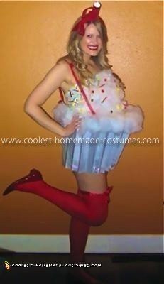 Homemade Sexy Cupcake Costume