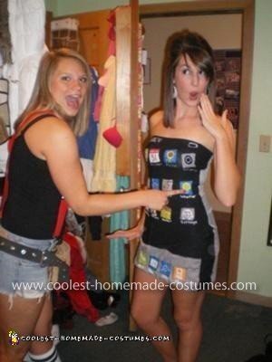 Homemade Sexy iPhone Costume