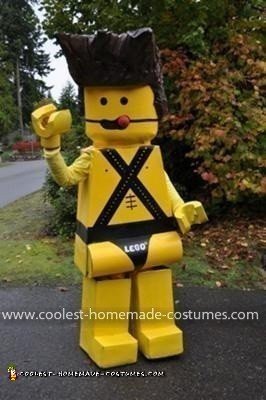 Homemade Sexy Lego Minifig Costume