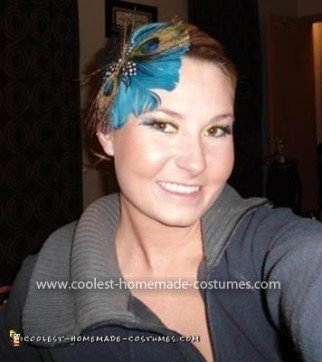 Homemade Sexy Peacock Showgirl Costume