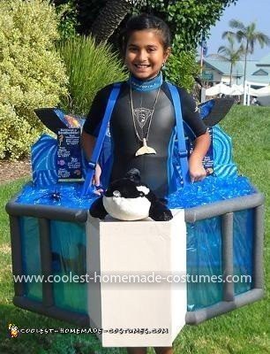 Homemade Shamu Trainer Costume