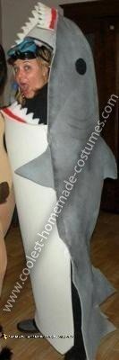 Coolest Shark Attack Costume 6