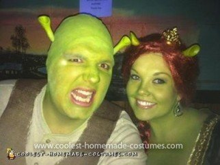 Homemade Shrek and Fiona Costume