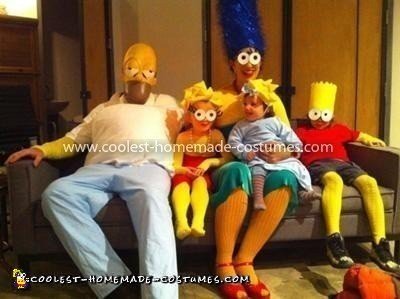 Coolest Simpson Family Costume 34