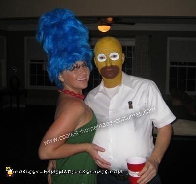 Simpsons Couple Costume