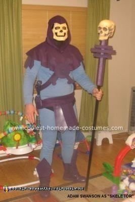 Homemade Skeletor Costume