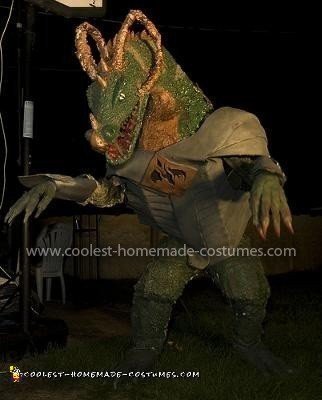 Homemade Smoke Breathing Dragon Costume