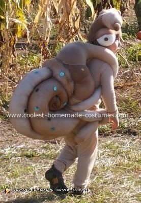 Homemade Snail Costume