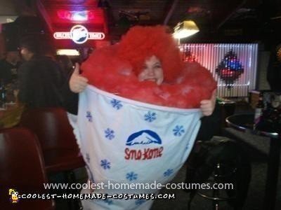 Homemade Sno Kone Costume