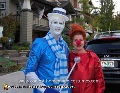 Homemade Snow Miser and Heat Miser Costumes