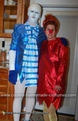 Homemade Snow Miser and Heat Miser Costumes