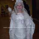 Homemade Snow Queen Costume