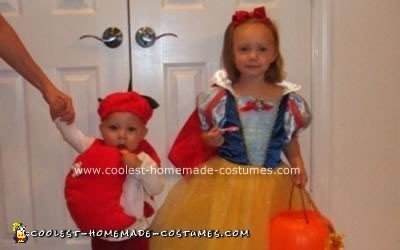 Homemade Snow White and the Poison Apple Costumes