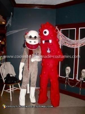 Homemade Sock Monkey Costume