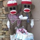 Homemade Sock Monkey Family Costume