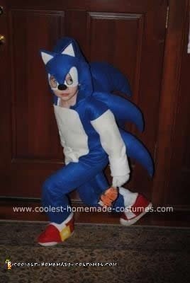 Homemade Sonic the Hedgehog Costume
