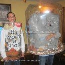 Homemade South Dakota Snow Globe Costume