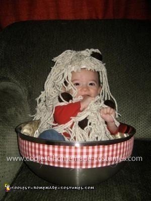 Homemade Spaghetti and Meatballs Baby Costume