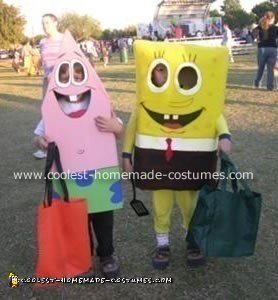 Cute spongebob and patrick costumes cheap