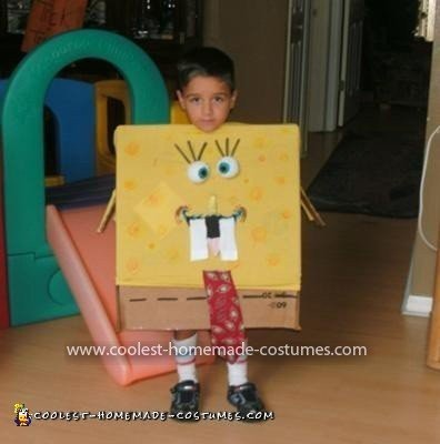 Homemade SpongeBob Costume