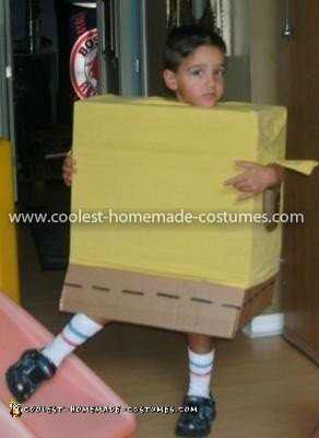 Homemade SpongeBob Costume