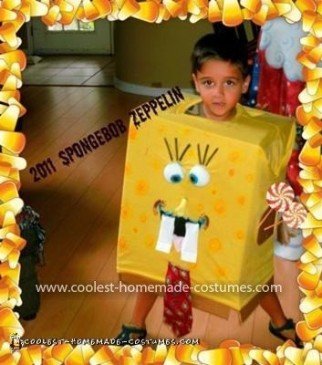 Homemade SpongeBob Costume