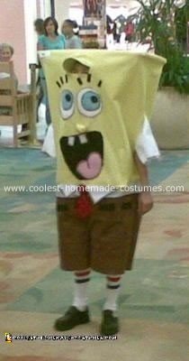 Homemade Spongebob Squarepants Costume