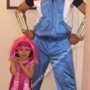 Homemade Sportacus and Stephanie Costumes
