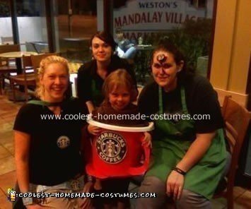 Katelyn and the local Starbucks Crew